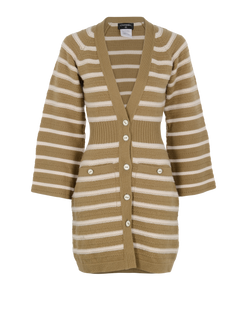 Chanel Stripped Button Down Dress - Size Womens 6