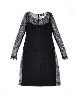 Chanel Lace Dress, Silk, Black, UK 8
