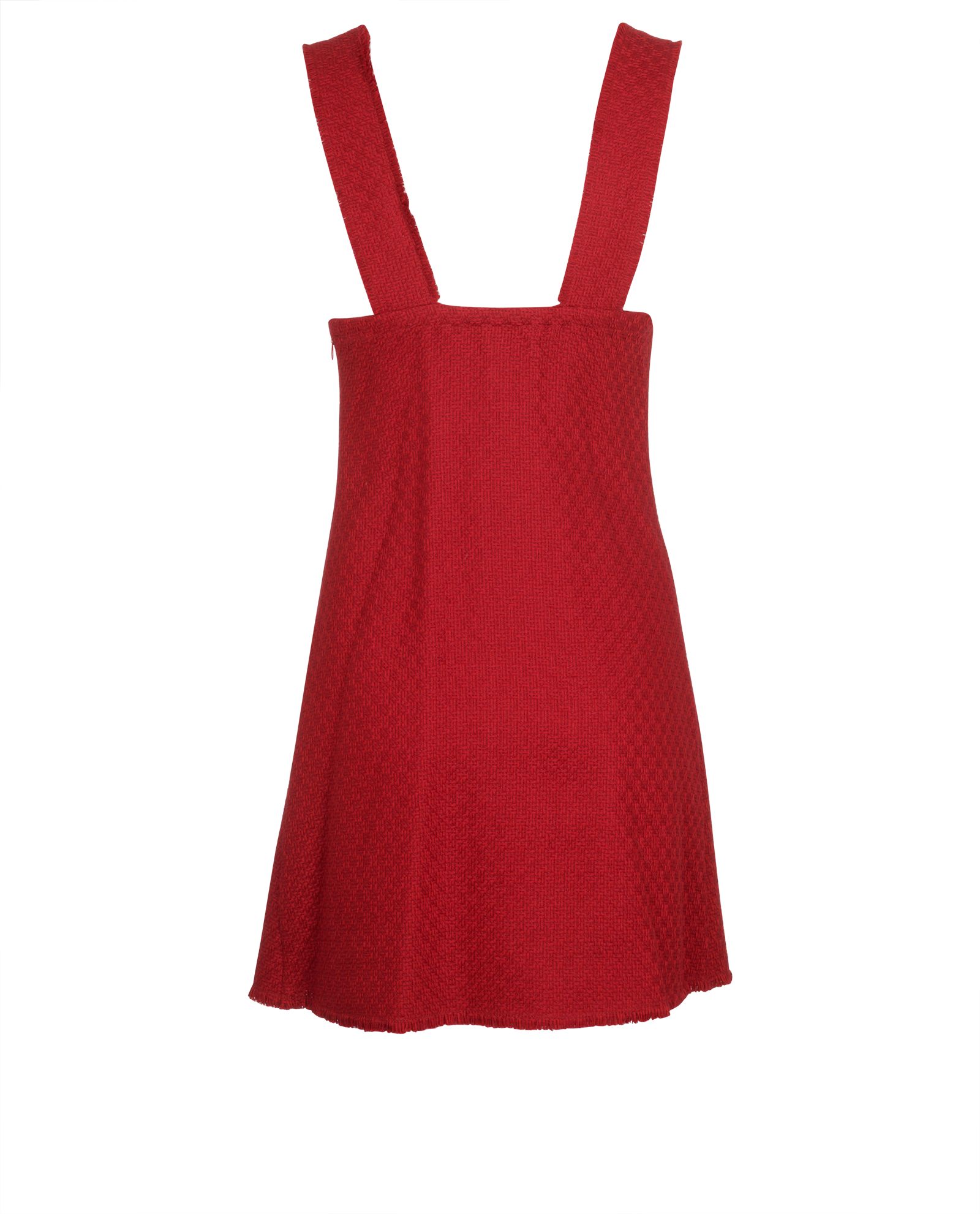 Mid-length dress Chanel Red size 36 FR in Cotton - 33022324