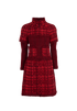 Chanel Tweed Dress, &pound;1,500, Clothing, Red, Cotton, Front view