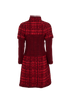 Chanel Tweed Dress, &pound;1,500, Clothing, Red, Cotton, Back view