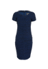 Chanel Boucle Dress, &pound;450, Clothing, Navy, Alpaca Wool, Front view