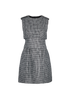 Chanel Check Button Top Sleeveless Dress, front view