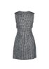 Chanel Check Button Top Sleeveless Dress, back view