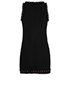 Chanel Black Tweed Dress, back view