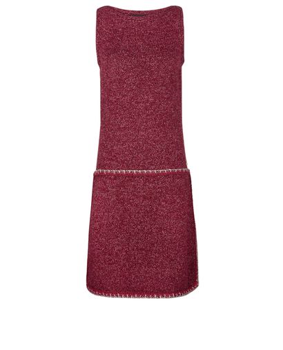 Chanel Knitted Zip Detail Dress, front view