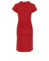 Chanel Collared Midi Dress, back view