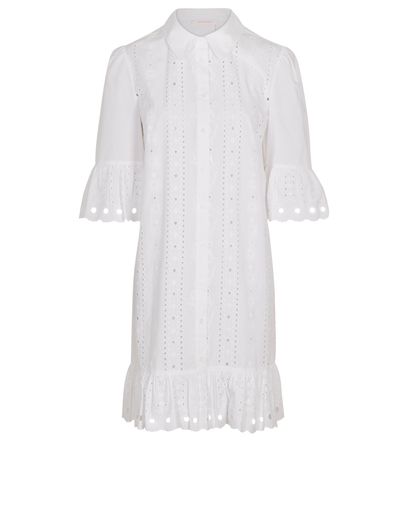 See by Chloé Broderie Anglaise Midi Dress, front view