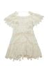 Chloe Crochet Details Dress, back view