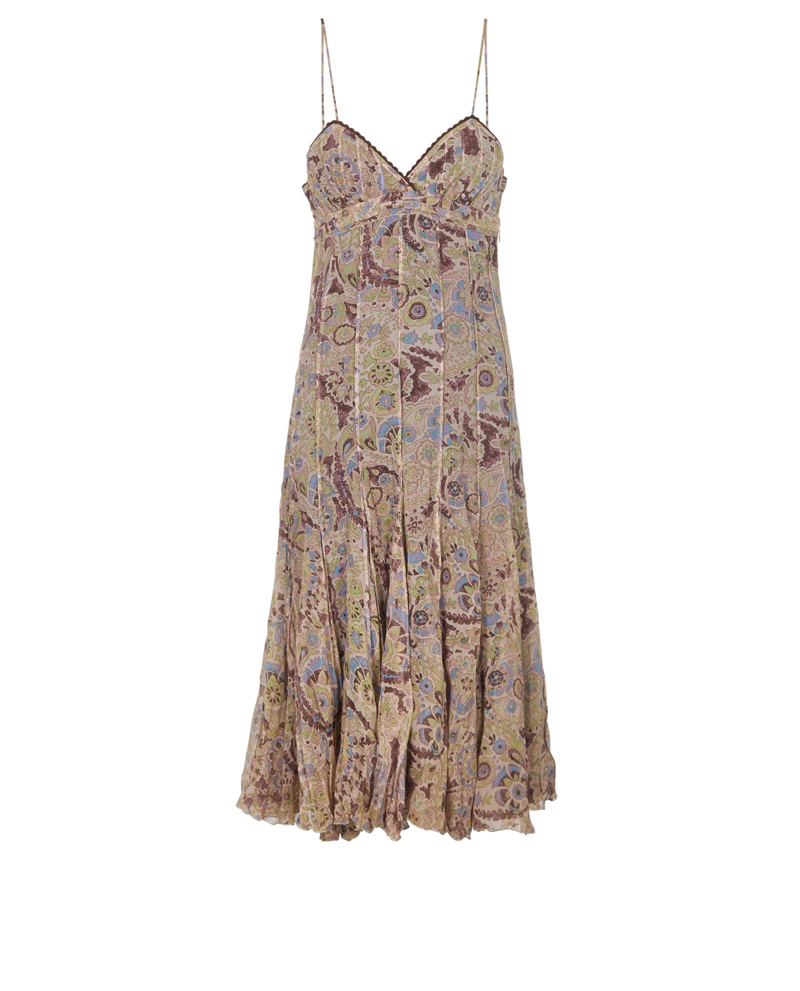 Pre-loved Chlo Floral Pleated Dress - 110
