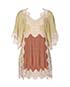 Chloe Applique Lace Dress With Slip, front view