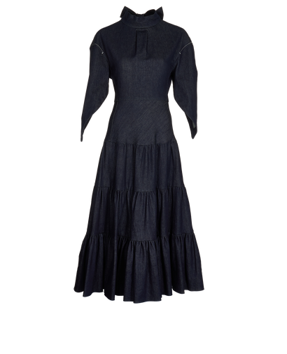 Chloe Denim Tier Dress, front view