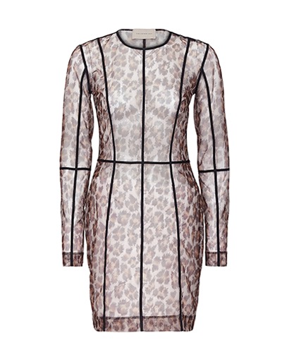 Christopher Kane Panelled Round Neck Dress, front view