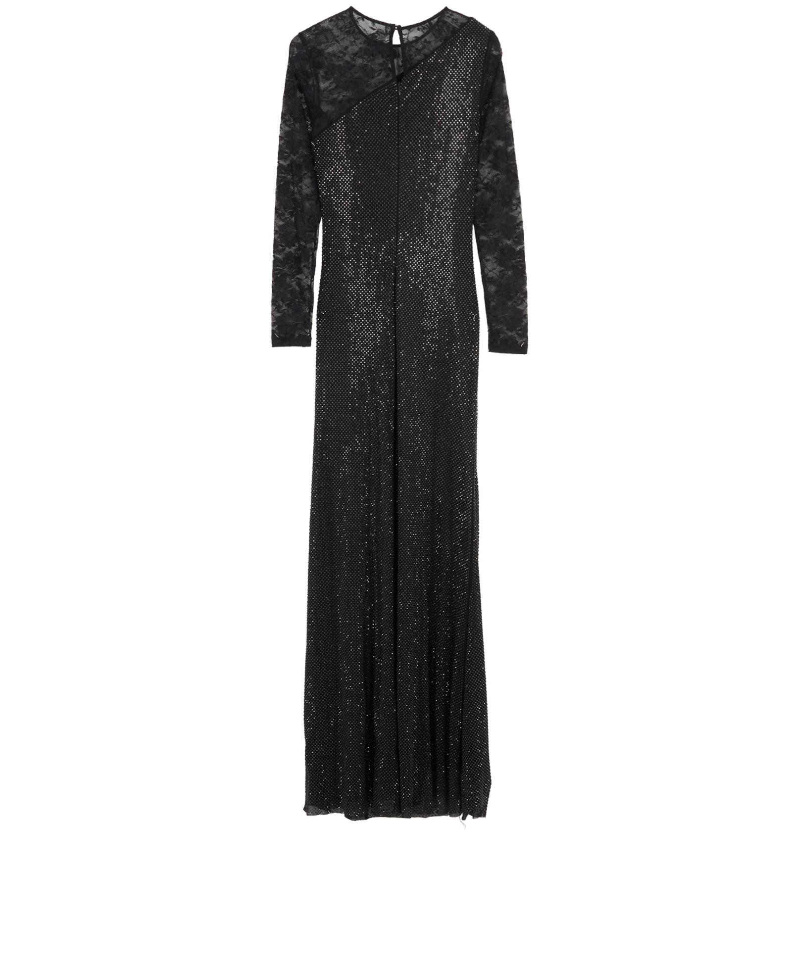Self-Portrait Laced & Embellished Dress, &pound;110, Clothing, Black, Polyester, Back view