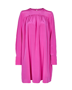 Diane Von Furstenberg Swing Dress, Silk, Fuchsia, UK10