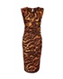 Diane Von Furstenberg Leopard Print Dress, front view