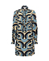 Diane Von Furstenberg Asymmetrical Print Dress, front view