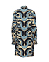 Diane Von Furstenberg Asymmetrical Print Dress, back view