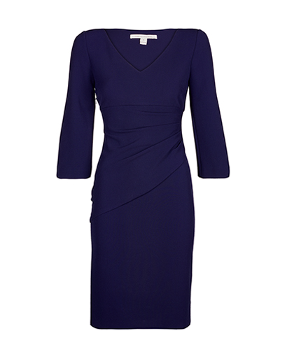 Diane Von Furstenberg 3/4 Sleeve Dress, front view