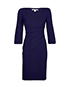 Diane Von Furstenberg 3/4 Sleeve Dress, front view