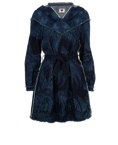 Christian Dior Denim Belted Dress, front view