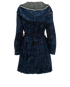 Christian Dior Denim Belted Dress, back view