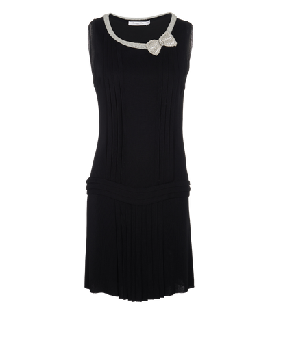 Christian Dior Bow Detail Sleeveless Dress, front view