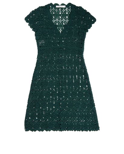 Christian Dior Crochet Midi Dress, front view