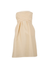 Christian Dior Strapless Dress, &pound;295, Clothing, Beige, Silk, Front view