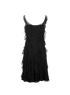Christian Dior Ruffles Sleeveless Dress, &pound;550, Clothing, Black, Silk, Front view