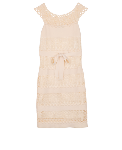 Christian Dior Lace Trimmed Dress, front view