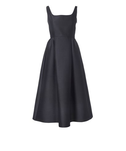 Christian Dior Flared Sleevless Midi Dress, front view