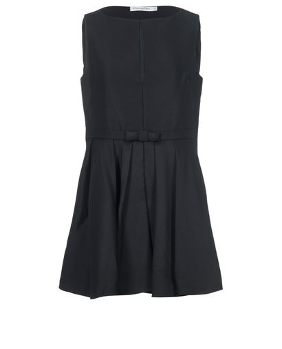 Christian Dior Babydoll Mini Dress, &pound;550, Clothing, Black, Wool, Front view