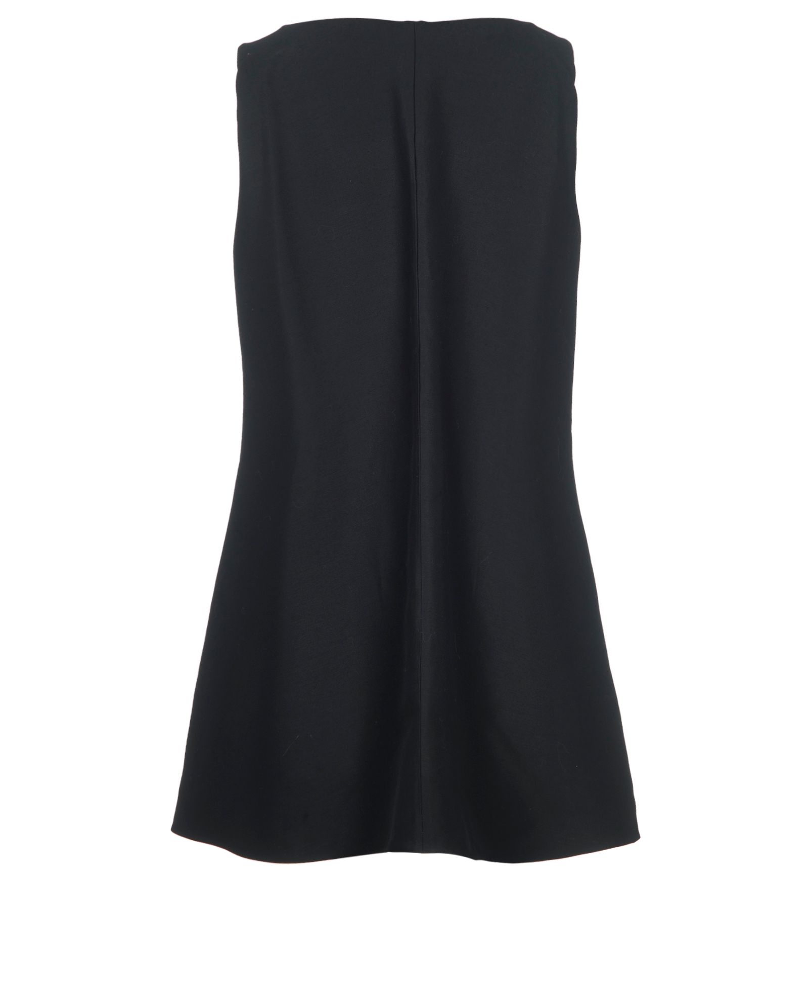 Christian Dior Babydoll Mini Dress, &pound;550, Clothing, Black, Wool, Back view