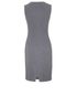 Christian Dior Sleeveless Skater Dress, &pound;195, Clothing, Grey, Wool, Back view