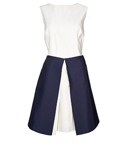 Christian Dior Reversible Panel Dress, Silk, Cream, 14, 3*