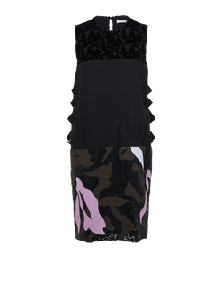 Christian Dior Sleeveless Cocktail Dress, Viscose/Silk, Black, UK14, 2*