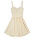 Christian Dior Pleated Corset Dress, back view