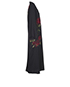 Dolce & Gabbana Rose Applique Abaya, side view