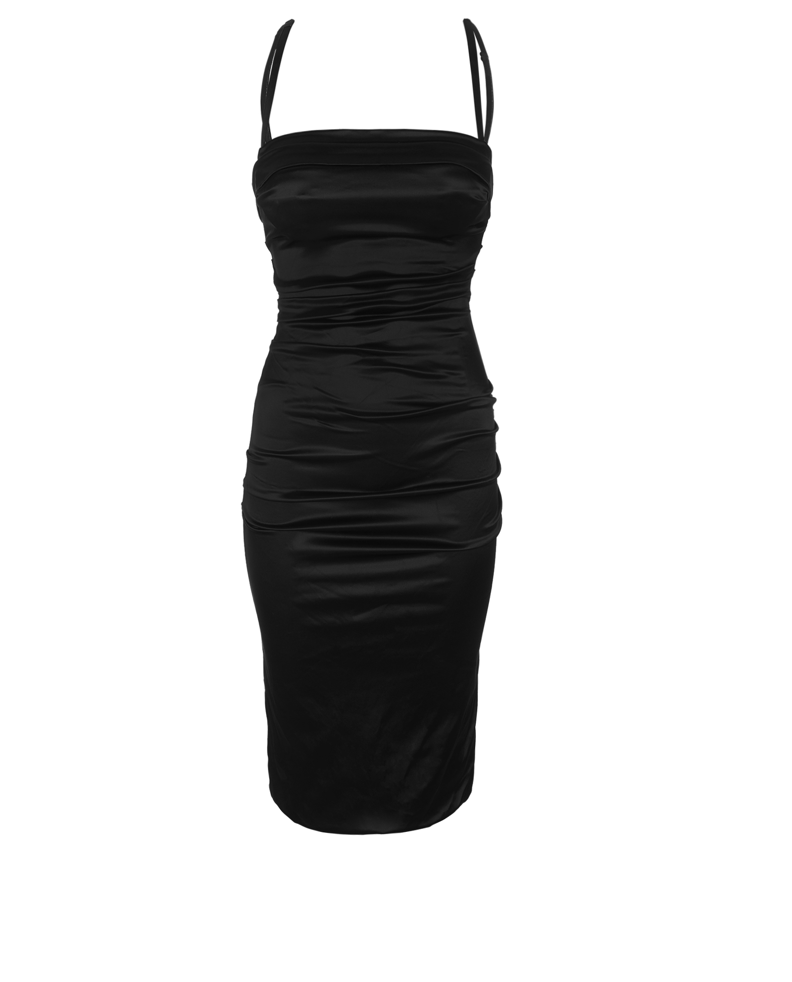 DOLCE & GABBANA★素敵！Black Lace Ruched Strapless Dress DOLCE & GABBANA Women Strapless Mini Dress 44 8 Black