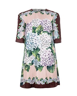 Dolce & Gabbana Hydrangea Dress, Silk, Floral, UK 14
