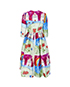 Dolce & Gabbana Viva La Mama Print Dress, back view