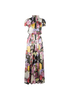 Dolce & Gabbana Floral Lame' Maxi Dress, front view