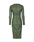 Dolce & Gabbana Jacquard Dress, back view
