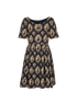 Dolce & Gabbana Sacred Heart Print Dress, back view