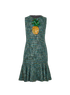 Dolce & Gabbana Banana Leaf Midi Dress, front view