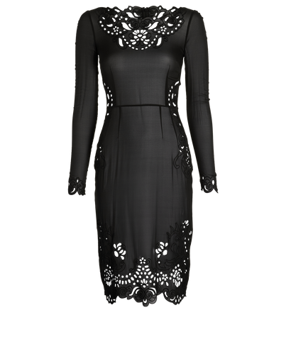 Dolce & Gabbana Sheer Midi Dress, front view