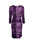 Dolce & Gabbana Long Sleeve Leopard Dress, back view