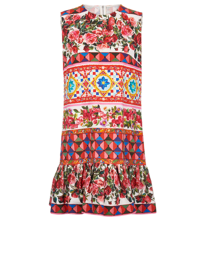 Dolce & Gabbana Mambo Print Sleeveless Dress, front view