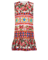 Dolce & Gabbana Mambo Print Sleeveless Dress, front view